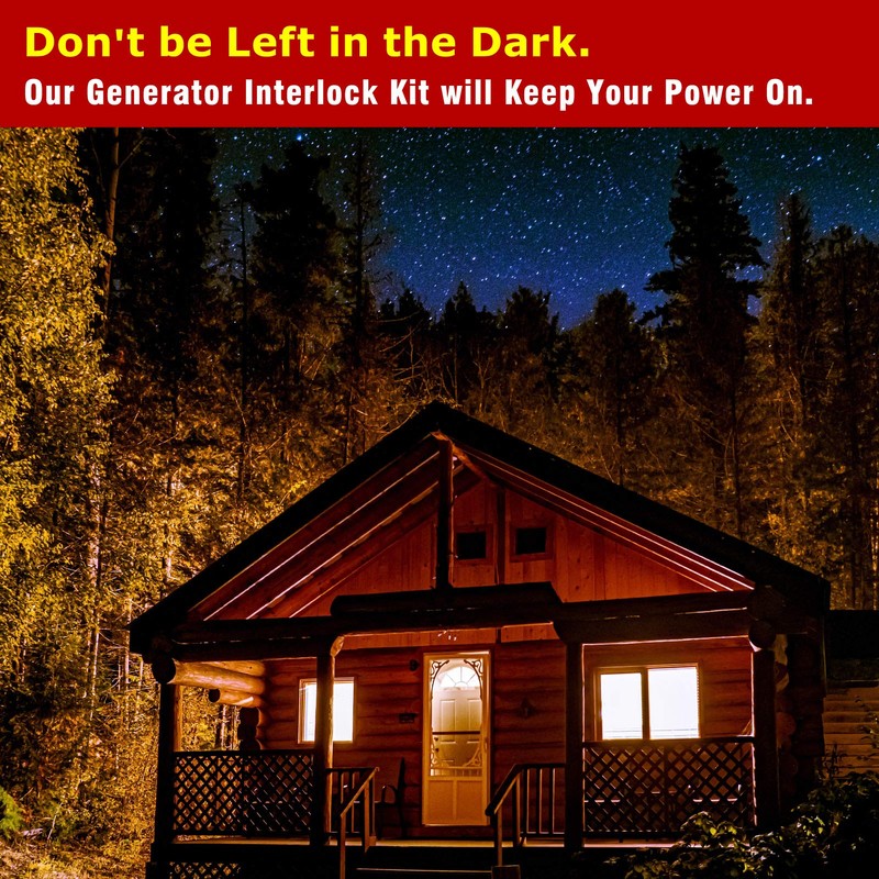 Natupal Generator Interlock Kit Compatible with Square D Vertical Main