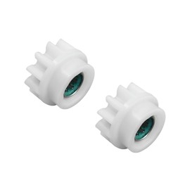 2Pieces White Mop Pedal Broom Spin Replace One Way Clutch Bearing Bucket Gear for OCedar Easywring RinseClean Mop Bucket Spinner Foot Pedal Replacement，Household Mop Mopping，Buckets