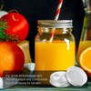 6Pack Canning Lids,Mason Jar Canning Lids with 70mm Silver Metal