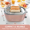 MUELLER HOME Retro Toaster 2 Slice, 7 Browning Levels, 3