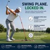 Golf Swing Alignment Trainer for Practice – Adjustable Fiberglass Rod