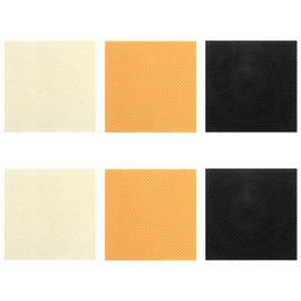 ElevateTech 6 Pcs High Heel Patch, Rubber Non-Slip Sole Protectors High Heels Shoe Grips Repair Stickers Replacement Kit Square Shoe Repair Pad Accessories for Women