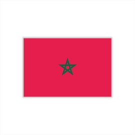 Womaha 30 Temporary Morocco Flag Tattoos Fans Face Tattoo Stickers for Adults Kids Group Activity Props