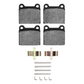 Dynamic Friction Company 5000 Advanced Brake Pads - Low Metallic and Hardware Kit
