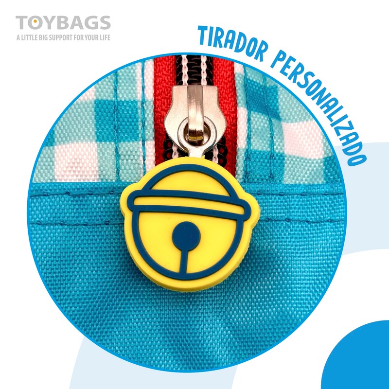 TOYBAGS Doraemon Rainbow 3D Eva Children's Backpack - Main Compartment