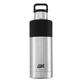 Esbit Vacuum Flask Sculptor Stainless Steel Drinking Bottle 1000 ml with Cuff for Hot and Cold Drinks