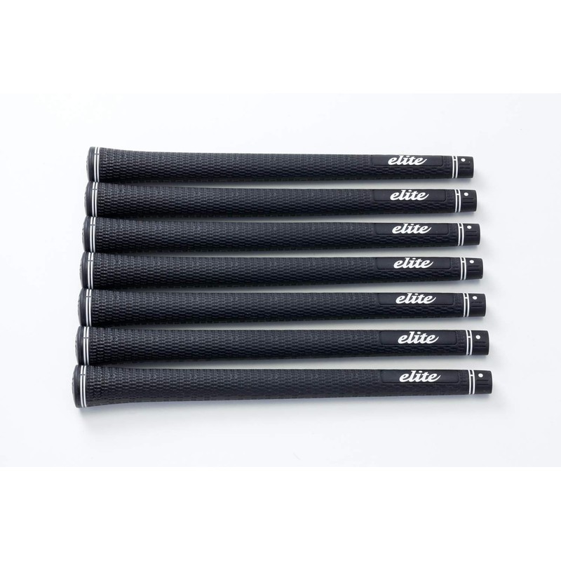 elitegrips SX38 Golf Grips, Set of 7, Berlina Black, No