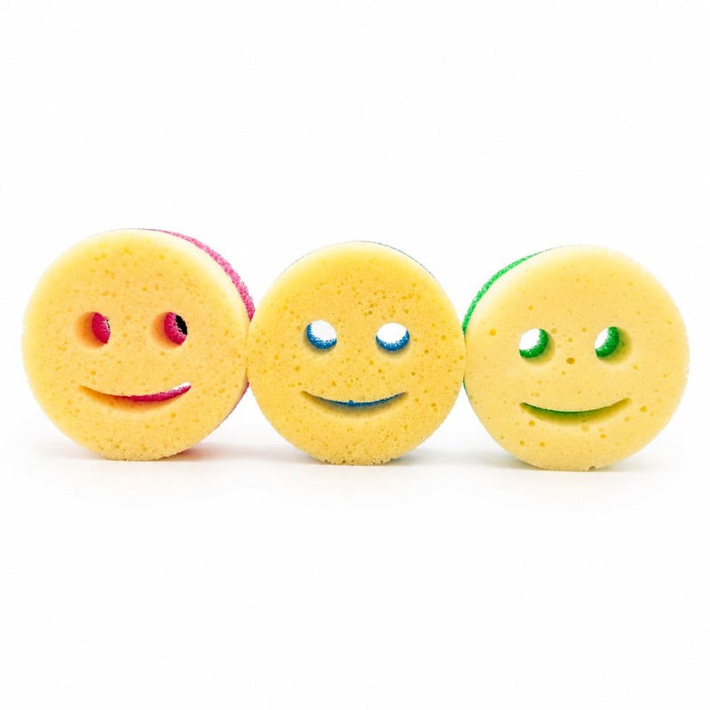 Topest Magic Scrub Sponge (3 Pack) | for Dish Washing