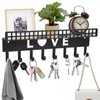 Key Holder for Wall with Shelf, Key Hangers for WallsKey