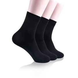 Ten Star Material black Bamboo Low Quarter Thin Ankle Sock for Men and Women Anti Odor Natural Breathable Comfortable Socks 3 Pairs pack