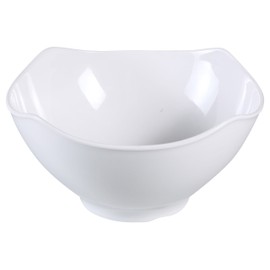Yanco CAT-3614 Catering 6.5 qt Bowl, 14" Length, 14" Width, 5.75" Height, Melamine, White Color, Pack of 6