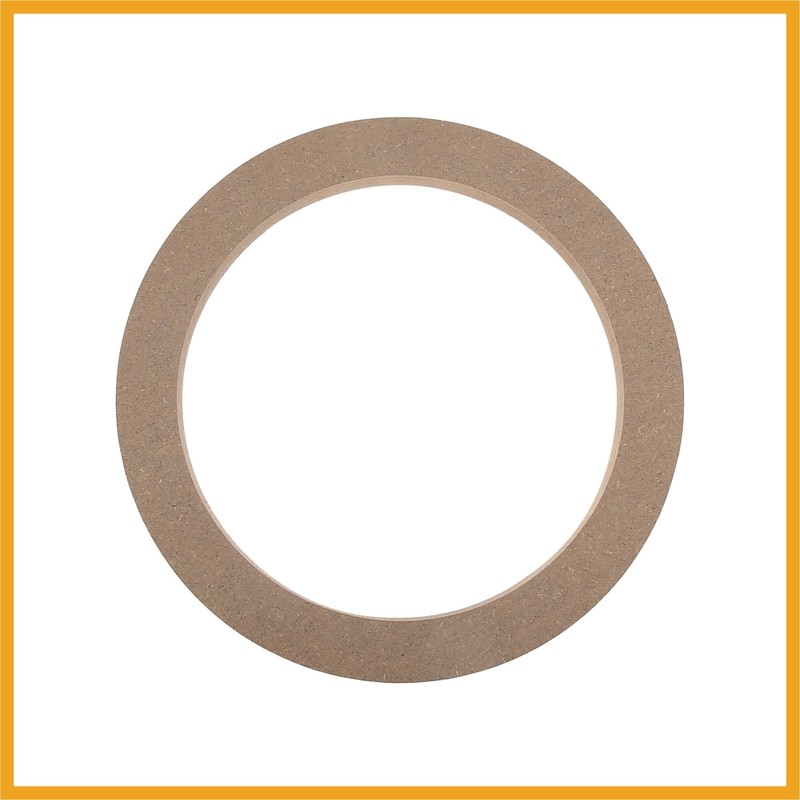 Partuto 2 Pcs 6.5" Universal Wooden Car Speaker Subwoofer Spacer