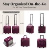 Baggallini 2 Wheel Underseater Carry-On - Lightweight Travel Weekender Luggage