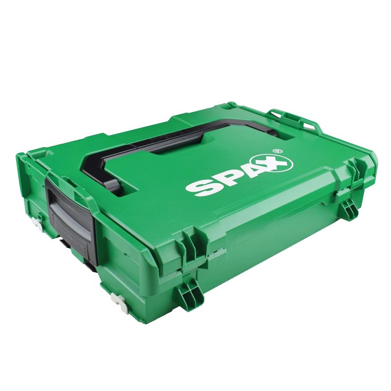 SPAX L-BOXX Stackable Sorting Organizer – Durable Customizable Storage Case