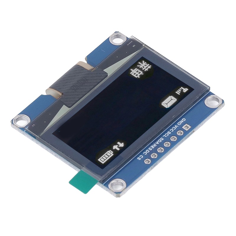 7Pin 1.54in IPS Display Module SPD0301 Drive IC 128X64 SPI