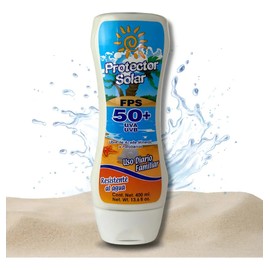 Bloqueador Para Niños Y Adultos 400ml Protector Solar FPS 50 Filtro UV Facial Y Corporal A Prueba De Agua Bella Piel I Para Playa