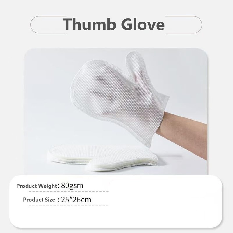 Disposable Body Wipes – Glove-Shaped Bathing Wipes for Adults &