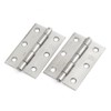 Sourcingmap 2 Pcs Stainless Steel Folding Cabinet Door Hinge 64mm
