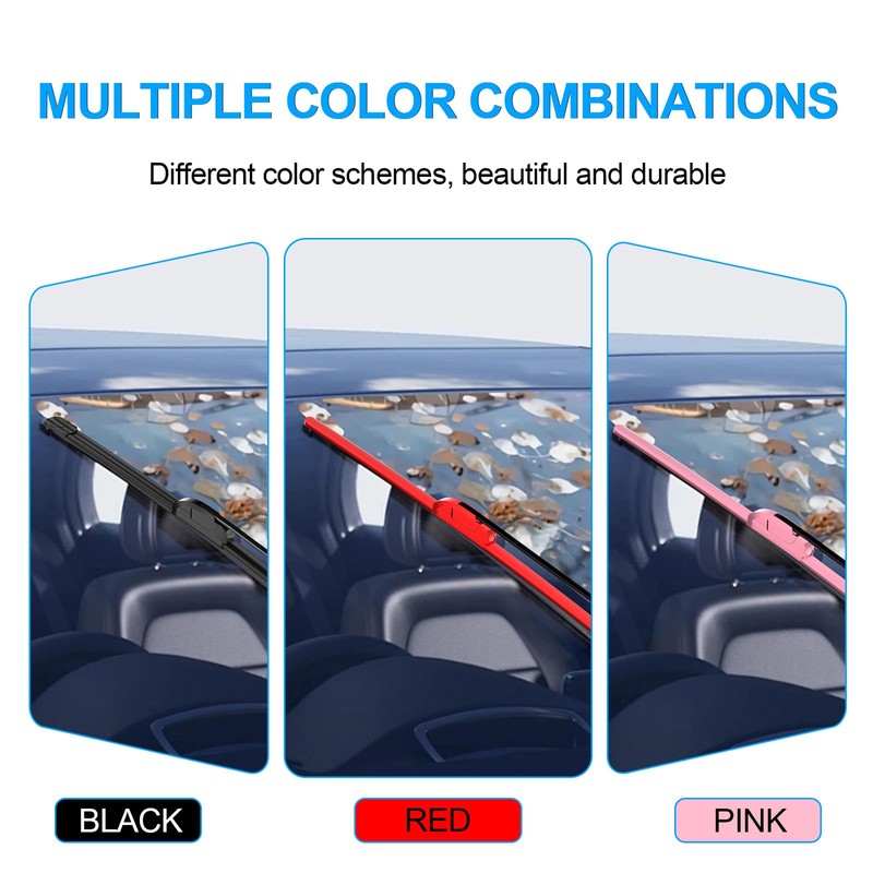 CJPPPZIW® Windshield Wipers Replacement for Jeep Compass 2018-2023,Streak-free,OEM Quality Premium