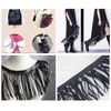 PU Leather Tassels Lace Trims Adornment DIY Craft Cloth Bag