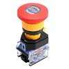 APIELE 22mm Red Stop Singal Mushroom Emergency Stop Push Button