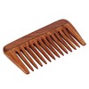 SVATV Handmade Rosewood / Rosewood Detangling Comb for Thick, Curly