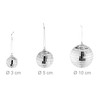 Relaxdays 15x Mini Disco Balls, in 3 Different Sizes, Ø