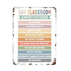Mental Health Classroom,School Decorations For Classroom,Boho Classroom Office Decor Speech Therapist, Slp Poster, Speech Language Pathologist Office Decor,Classroom Poster Metal Tin Sign 12X16 In