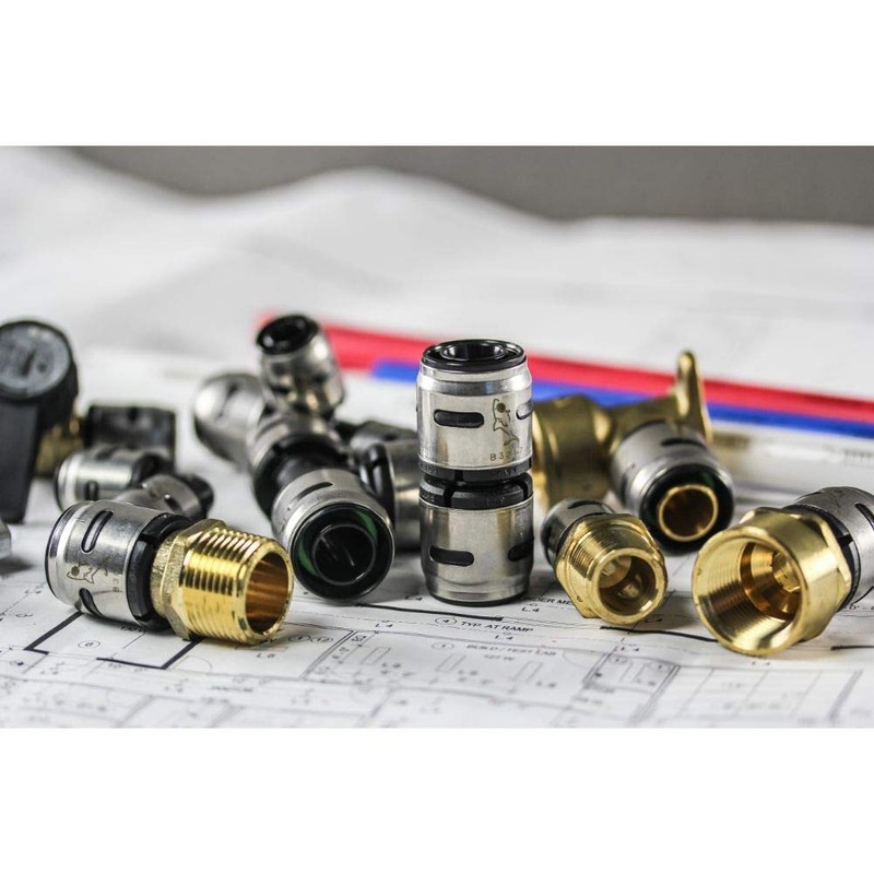 SharkBite 1/2 Inch EvoPEX Coupling, Pack of 6, Push to