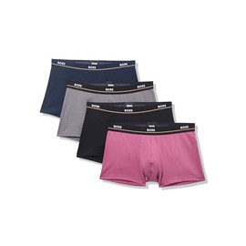 BOSS, 5-Pack Bold Logo Trunks, black/deep rose/black/high rise/black, M