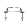 Schläfer | 4538023 - Universal Toilettensitz Scharniere, Paar verstellbare Messing-Ersatzscharniere