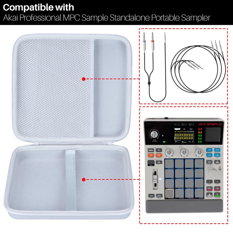 Hard Case Compatible with Akai Professional MPC Sample Standalone Portable