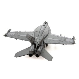 DCD Model Kit Boeing F/A-18 Super Hornet United States Navy Fighter Aircraft Moderate Difficulty Steel Metal Earth Model