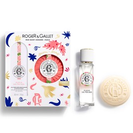 ROGER & GALLET | Fleur de Figuier Gift Set | 1 fl oz Wellbeing Fragrant Water | 3.5 oz Perfumed Soap | Limited Edition