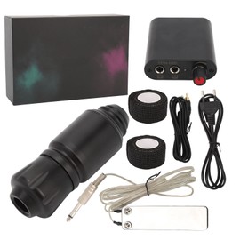 Tattoo Machine Kit Liner Shader Aluminum Alloy Tattoo Machine Set 90‑265V for Tattooists EU Plug