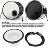 Drum Enhancer ABS Rubber Bass Drums Kick Boost Accessories with