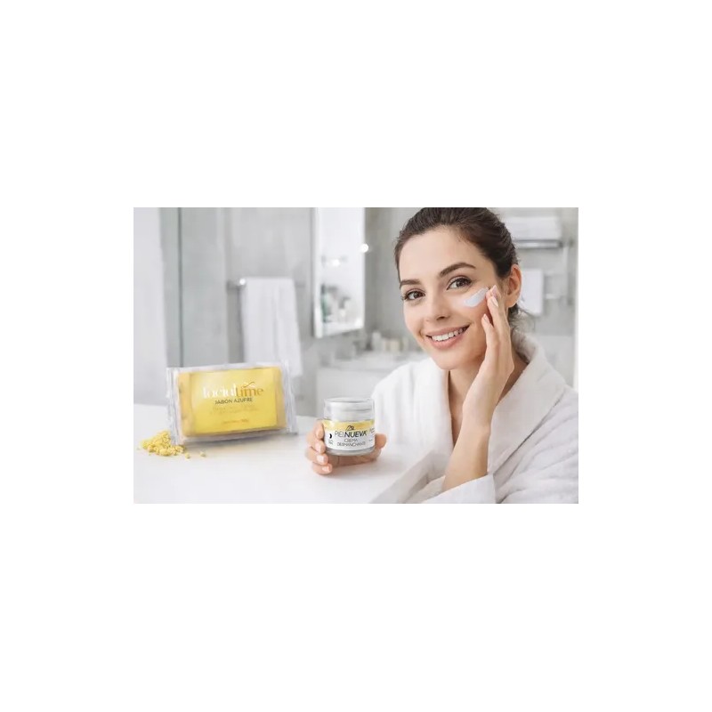 Kit Facial Jabón De Azufre Y Crema Desmanchante Manchas Acne