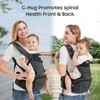 Sageky 2-in-1 Baby Carrier Hip Seat - Front Back Hip