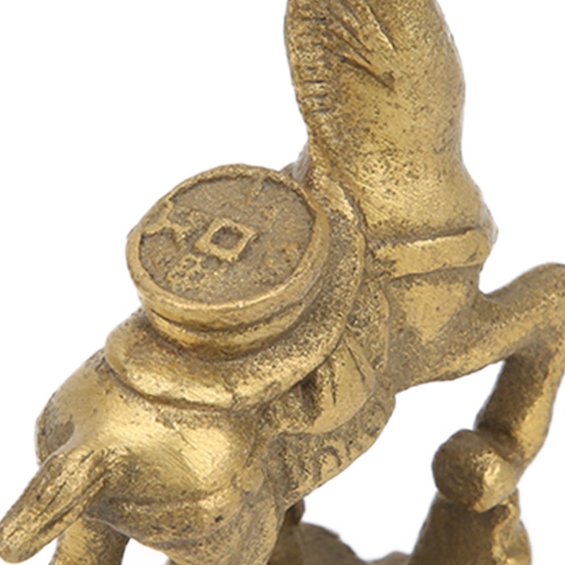 Copper Horse Ornaments Exquisite Durable Retro Craft Statue for Office