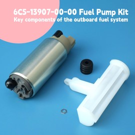 GLOXTED 6C5-13907-00-00 6C5-13915-00-00 Fuel Pump Kit with Filter Compatible with Yamaha Outboard 4-Stroke F50HP F60HP F70HP F75HP F80HP F90HP 2005-2020, for 6C5-13910-10-00 880889t