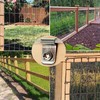 100PCS Stainless Steel Iron Wire Mesh Clips for Gabion Baskets,