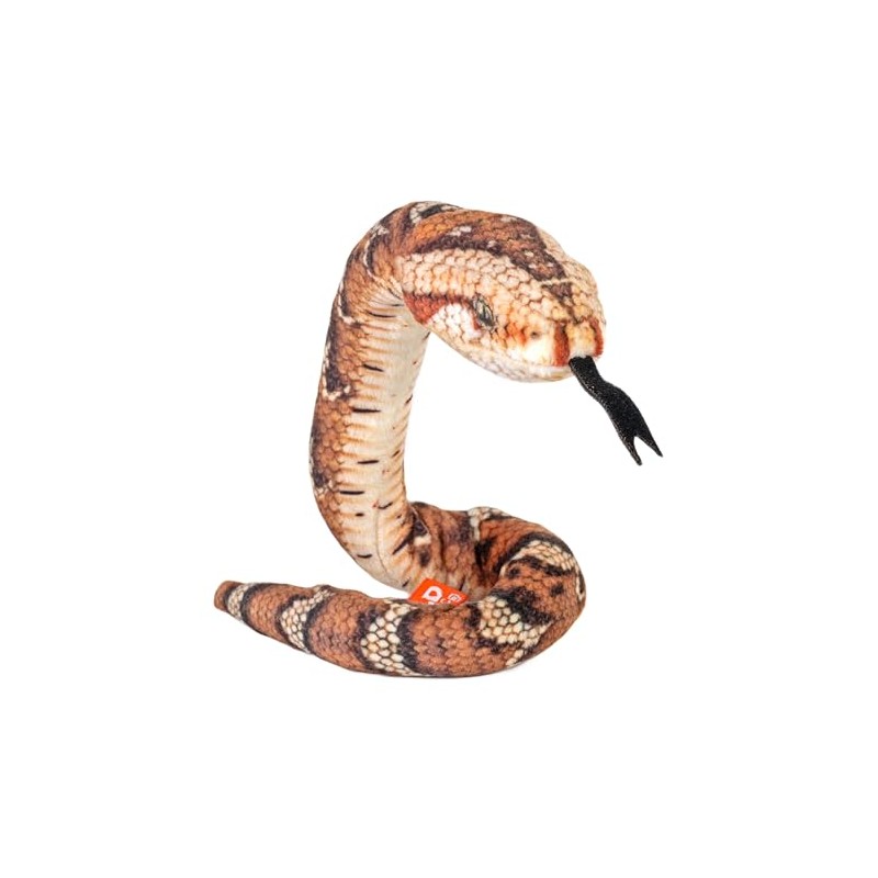 Wild Republic Coilkins Puff Adder, Stuffed Animal, 12 Inch, Plush
