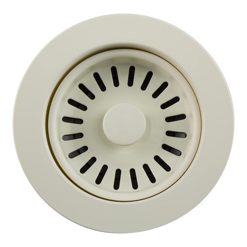 Transolid 4110-19 Plastic Disposal Strainer, 3.5-in, Biscuit