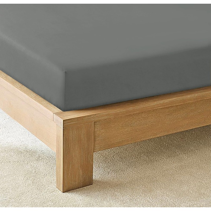 CHARKHAH Polycotton Fitted Sheet for Single Double King Super King