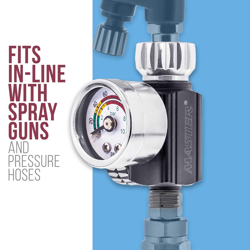 Master Pro High Flow Spray Gun Air Pressure Regulator with