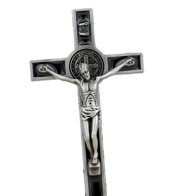 WeiLaiKeQi Crucifix with Base ST Crucifix Jesus Statue Durable Craftsmanship
