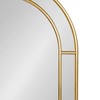 Kate and Laurel Fairbrook Transitional Arched Wall Mirror, 18 x