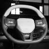JUIVEEL ABS Car Steering Wheel Frame Cover Steering Wheel Button