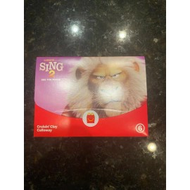 McDonald's 2021 ILLUMINATION SING 2 CRUISIN CLAY CALLOWAY #6 MCDONALD'S HAPPY MEAL TOY NEW