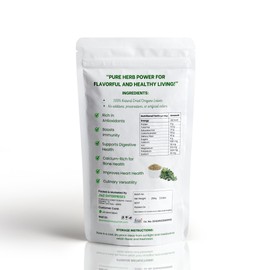 Jiaz Enterprises Culinary Mediterranean Style Oregano Leaves, 8.8 oz(250g) - Best on Pizza, Soup, Greek Salads, Grilled Chicken and More